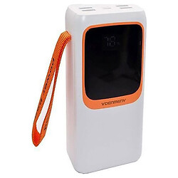 Портативна батарея (Power Bank) Denmen DP31, 30000 mAh, Білий