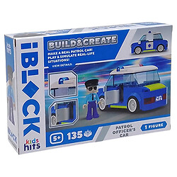 Конструктор "Kids hits: Junior", 135 деталей, Patrol Car, короб. 24x16x6 cm, Iblock