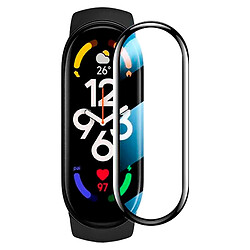 Захисна плівка Xiaomi Mi Band 7, Full Glue, Полімерна, Чорний