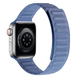 Ремешок Apple Watch 38 / Watch 40, Leather Link, Cerulean Blue, Синий