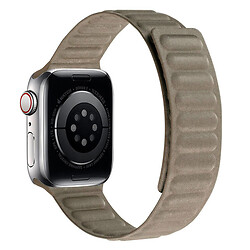 Ремешок Apple Watch 38 / Watch 40, Leather Link, Khaki, Зеленый