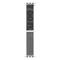 Ремешок Apple Watch 38 / Watch 40, Sport Loop Band, Summit White, Черный