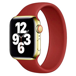 Ремінець Apple Watch 38 / Watch 40, Band Silicone Mono, Dark Red, Червоний