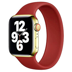 Ремінець Apple Watch 42 / Watch 44, Band Silicone Mono, Dark Red, Червоний