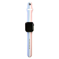 Ремінець Apple Watch 38 / Watch 40, Rainbow, Lilac-Pink, Бузковий