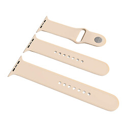 Ремешок Apple Watch 38 / Watch 40, Silicone WatchBand, Antigue White, Бежевый