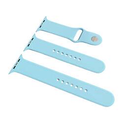 Ремешок Apple Watch 38 / Watch 40, Silicone WatchBand, Lilac Blue, Голубой