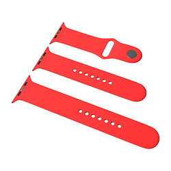 Ремешок Apple Watch 38 / Watch 40, Silicone WatchBand, Красный