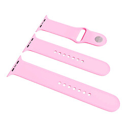 Ремешок Apple Watch 38 / Watch 40, Silicone WatchBand, Light Pink, Розовый