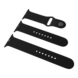 Ремешок Apple Watch 38 / Watch 40, Silicone WatchBand, Черный