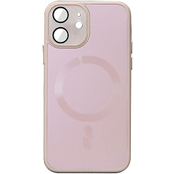 Чохол (накладка) Apple iPhone 12, Epik Sapphire Midnight, Pink Sand, MagSafe, Рожевий