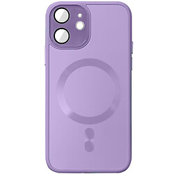 Чохол (накладка) Apple iPhone 12, Epik Sapphire Midnight, Lilac, MagSafe, Бузковий