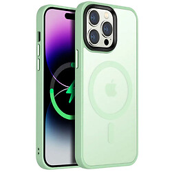 Чохол (накладка) Apple iPhone 12 / iPhone 12 Pro, Epik Metal Buttons Colorful, MagSafe, М'ятний