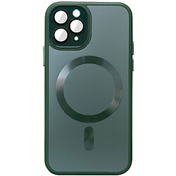 Чохол (накладка) Apple iPhone 12 Pro, Epik Sapphire Midnight, Forest Green, MagSafe, Зелений