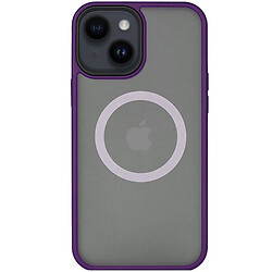 Чохол (накладка) Apple iPhone 13, Epik Metal Buttons, Dark Purple, MagSafe, Фіолетовий