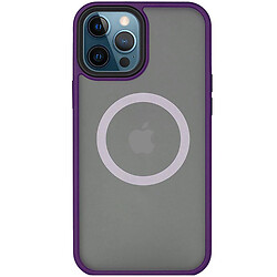 Чохол (накладка) Apple iPhone 13 Pro, Epik Metal Buttons, Dark Purple, MagSafe, Фіолетовий