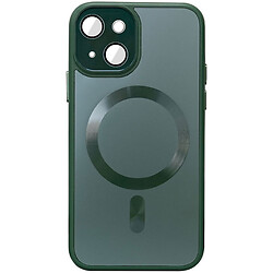 Чехол (накладка) Apple iPhone 14, Epik Sapphire Midnight, MagSafe, Forest Green, Зеленый