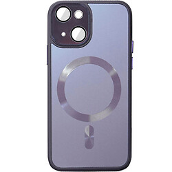 Чохол (накладка) Apple iPhone 14, Epik Sapphire Midnight, Deep Purple, MagSafe, Фіолетовий