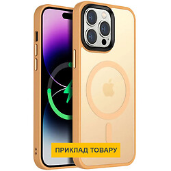 Чехол (накладка) Apple iPhone 16, Epik Metal Buttons Colorful, MagSafe, Золотой