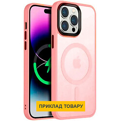 Чохол (накладка) Apple iPhone 16, Epik Metal Buttons Colorful, MagSafe, Рожевий