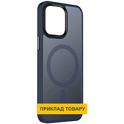 Чохол (накладка) Apple iPhone 16, Epik Metal Buttons Colorful, MagSafe, Синій