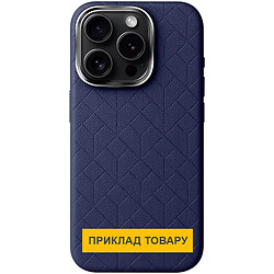 Чохол (накладка) Apple iPhone 16, Epik Carved, MagSafe, Синій