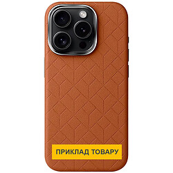 Чехол (накладка) Apple iPhone 16, Epik Carved, MagSafe, Оранжевый