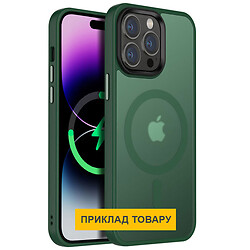 Чехол (накладка) Apple iPhone 16 Pro, Epik Metal Buttons Colorful, MagSafe, Зеленый