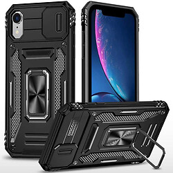 Чехол (накладка) Apple iPhone XR, Epik Camshield Army Ring, Черный