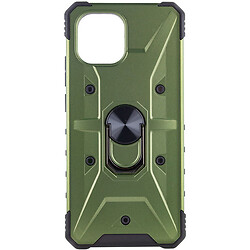 Чехол (накладка) Samsung A045 Galaxy A04 / M136 Galaxy M13 5G, Epik Pathfinder Ring, Army Green, Зеленый