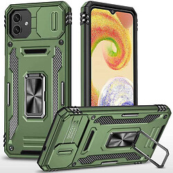 Чехол (накладка) Samsung A055 Galaxy A05, Epik Camshield Army Ring, Army Green, Оливковый