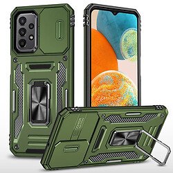 Чохол (накладка) Samsung A135 Galaxy A13, Epik Camshield Army Ring, Army Green, Оливковий