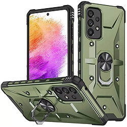 Чохол (накладка) Samsung A135 Galaxy A13, Epik Pathfinder Ring, Army Green, Зелений