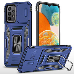 Чехол (накладка) Samsung A235 Galaxy A23, Epik Camshield Army Ring, Navy, Синий