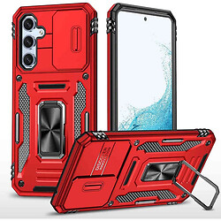 Чехол (накладка) Samsung A346 Galaxy A34 5G, Epik Camshield Army Ring, Красный