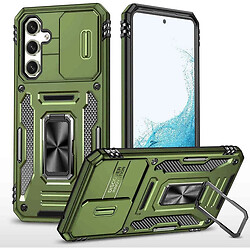 Чехол (накладка) Samsung A346 Galaxy A34 5G, Epik Camshield Army Ring, Army Green, Оливковый