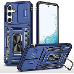 Чохол (накладка) Samsung A355 Galaxy A35 / A356 Galaxy A35 5G, Epik Camshield Army Ring, Navy, Синій