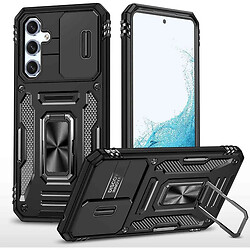 Чехол (накладка) Samsung A355 Galaxy A35 / A356 Galaxy A35 5G, Epik Camshield Army Ring, Черный