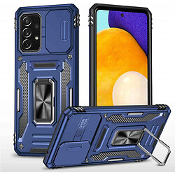 Чохол (накладка) Samsung A536 Galaxy A53 5G, Epik Camshield Army Ring, Navy, Синій