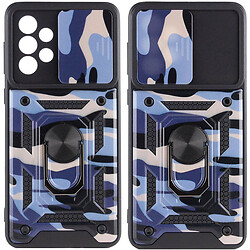 Чехол (накладка) Samsung A736 Galaxy A73 5G, Epik Camshield Serge Ring Camo, Army Purple, Фиолетовый