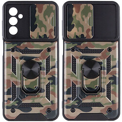 Чохол (накладка) Samsung M236 Galaxy M23, Epik Camshield Serge Ring Camo, Army Brown, Коричневий