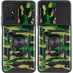 Чохол (накладка) Xiaomi Redmi 10, Epik Camshield Serge Ring Camo, Army Green, Зелений