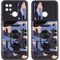 Чехол (накладка) Xiaomi Redmi 10C, Epik Camshield Serge Ring Camo, Army Purple, Фиолетовый