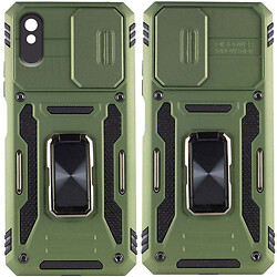 Чехол (накладка) Xiaomi Redmi 9a, Epik Camshield Army Ring, Army Green, Оливковый