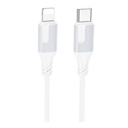 USB кабель Borofone BX101 Creator Apple iPhone SE 2022 / iPhone 14 Pro Max / iPhone 14 Plus / iPhone 14 Pro / iPhone 14 / iPhone 13 Pro / iPhone 13 Mini / iPhone 13 / iPhone 13 Pro Max / iPhone 12 Mini / iPhone 12 Pro Max, Lightning, 1.0 м., Белый