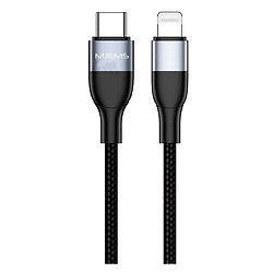 USB кабель MJEMS US-SJ330 M2 Apple iPhone 15 Plus / iPhone 15 Pro Max / iPhone 15 / iPhone 15 Pro / iPhone SE 2022 / iPhone 14 Pro Max / iPhone 14 Plus / iPhone 14 Pro / iPhone 14 / iPhone 13 Pro / iPhone 13 Mini / iPhone 13, Lightning, 1.2 м., Черный