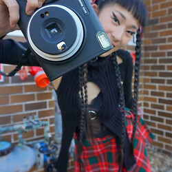 Камера миттєвого друку Fujifilm Instax SQ40, Чорний - № 12