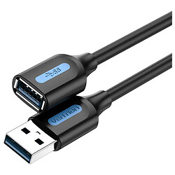 USB удлинитель Vention CBHBJ, 5.0 м., Черный