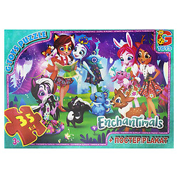 Пазлы из серии "Enchantimals", 35 эл, Gtoys