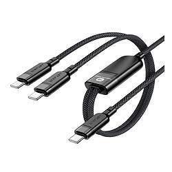 USB кабель Acefast C5-11, Type-C, 1.2 м., Черный